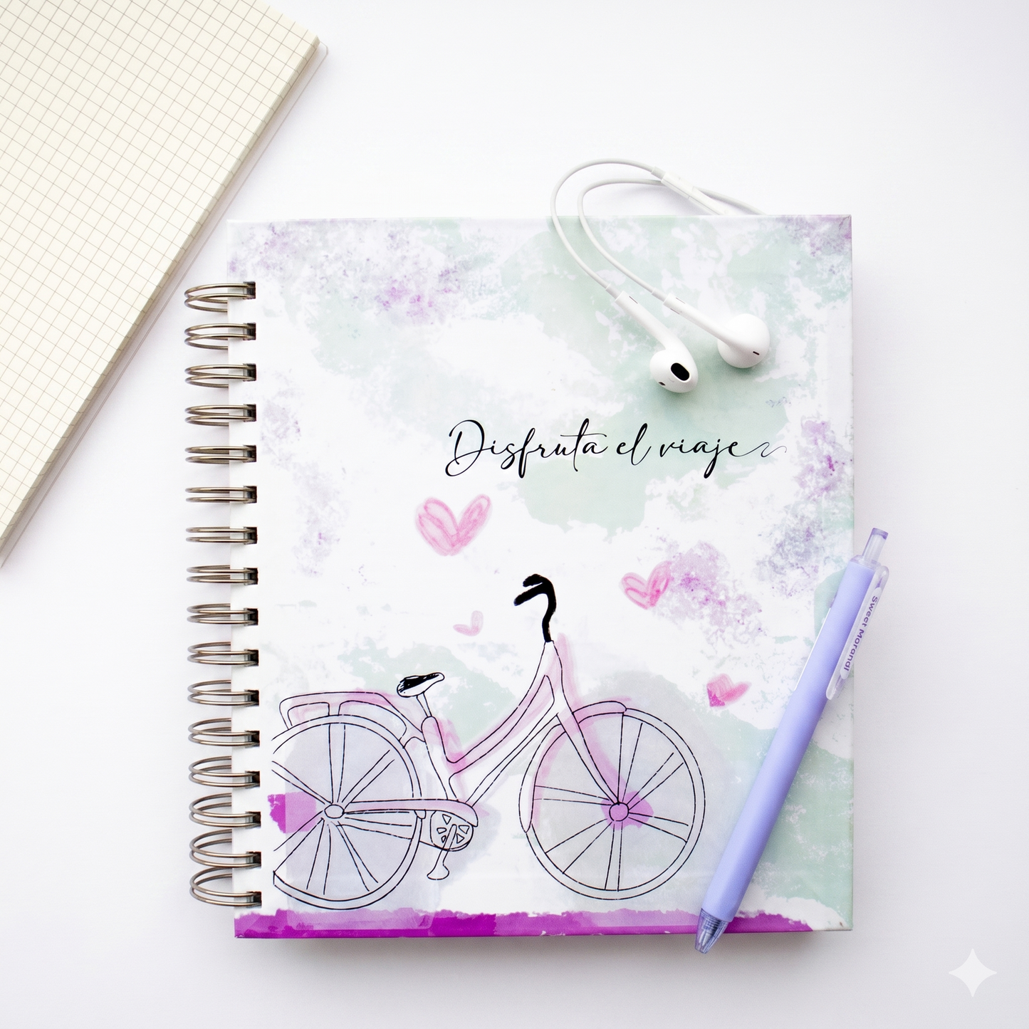 Planner semanal sin fechas verde