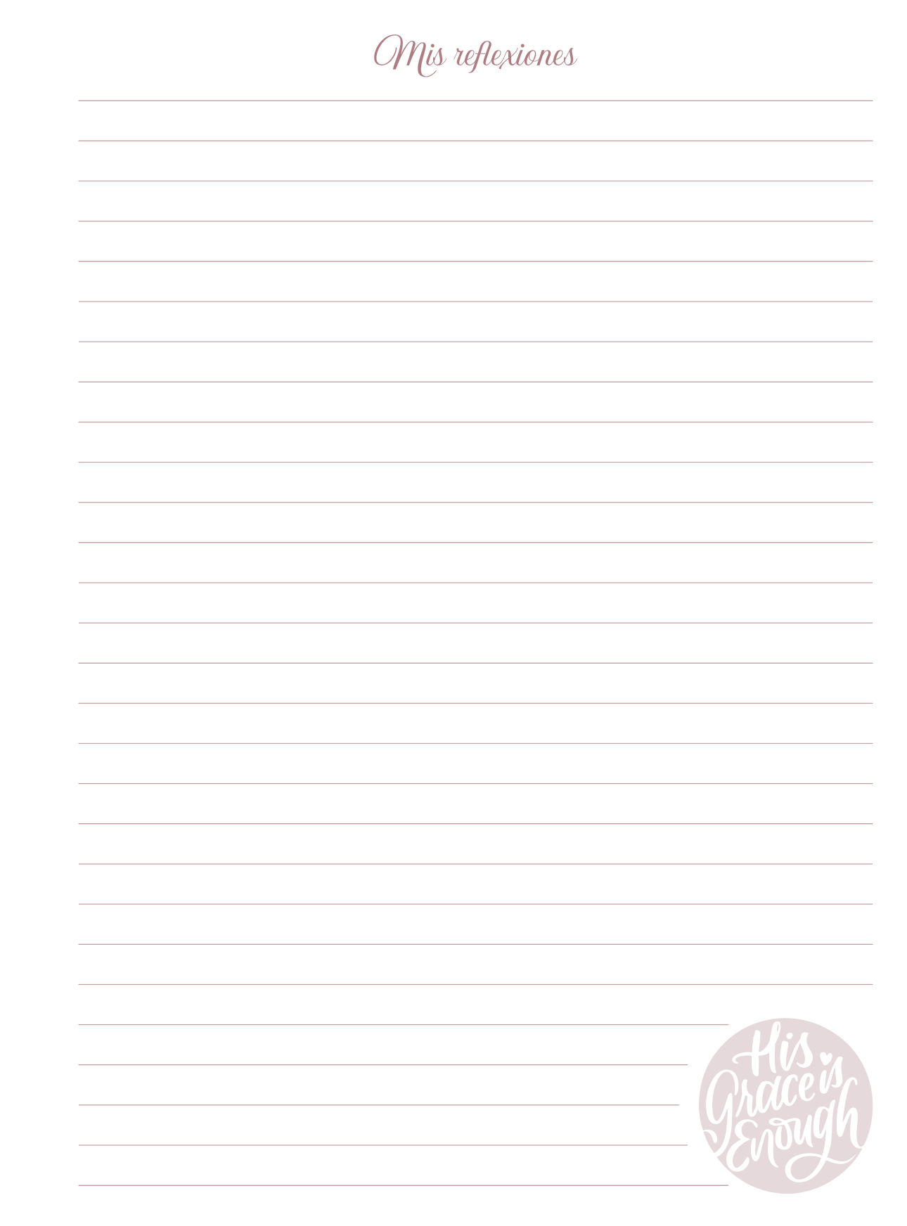 Prayer journal - Diario de Oración