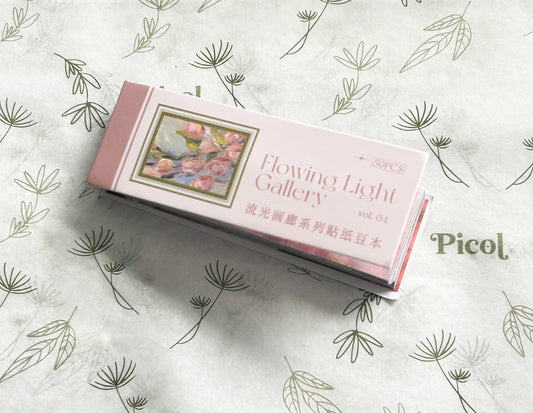 Mini libro de stickers rosa