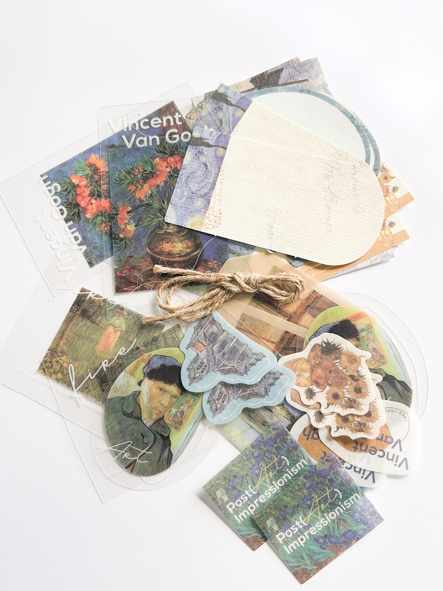 Stickers y papeles decorativos Van Gogh