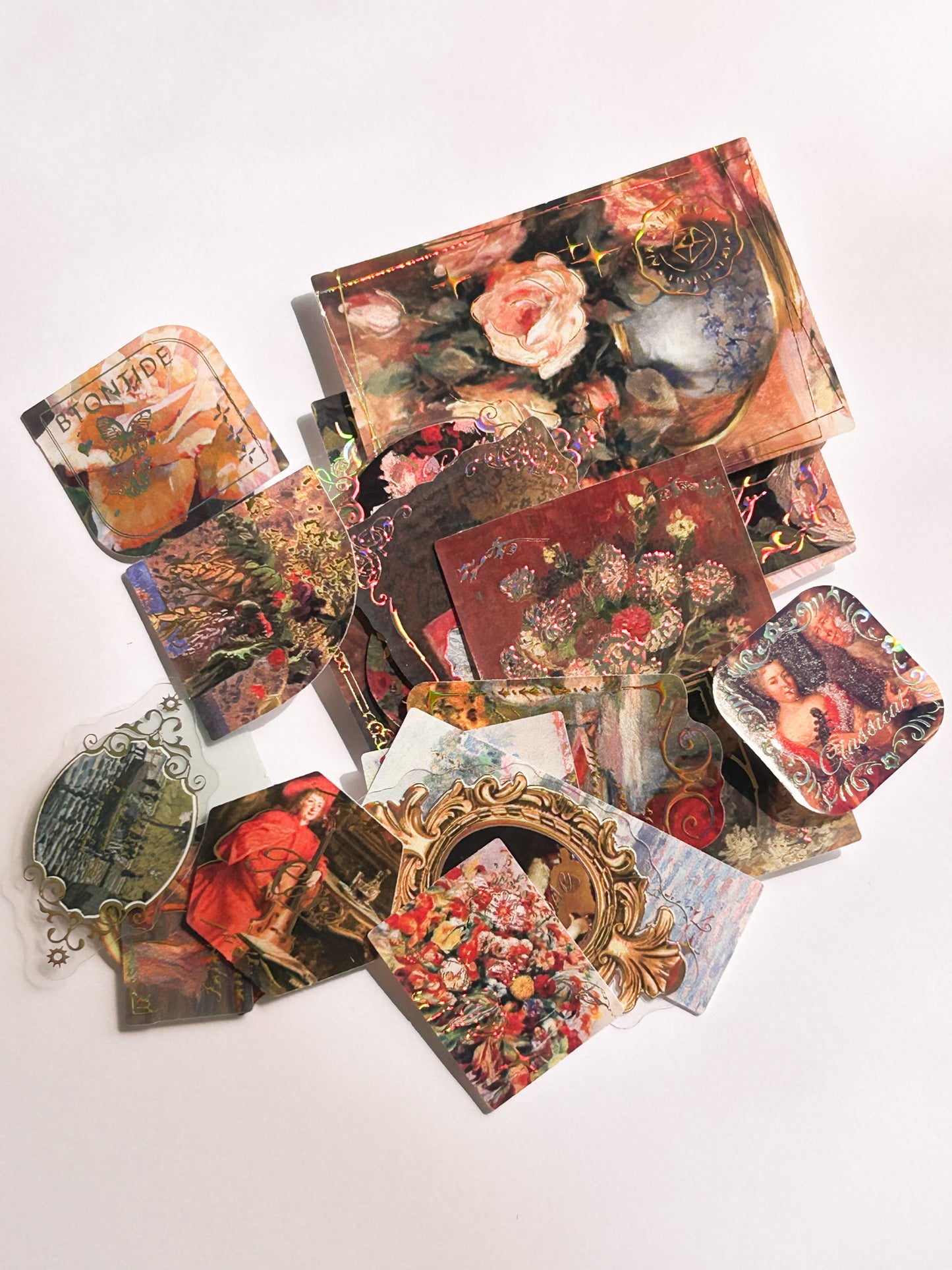 Stickers set pintores serie rose