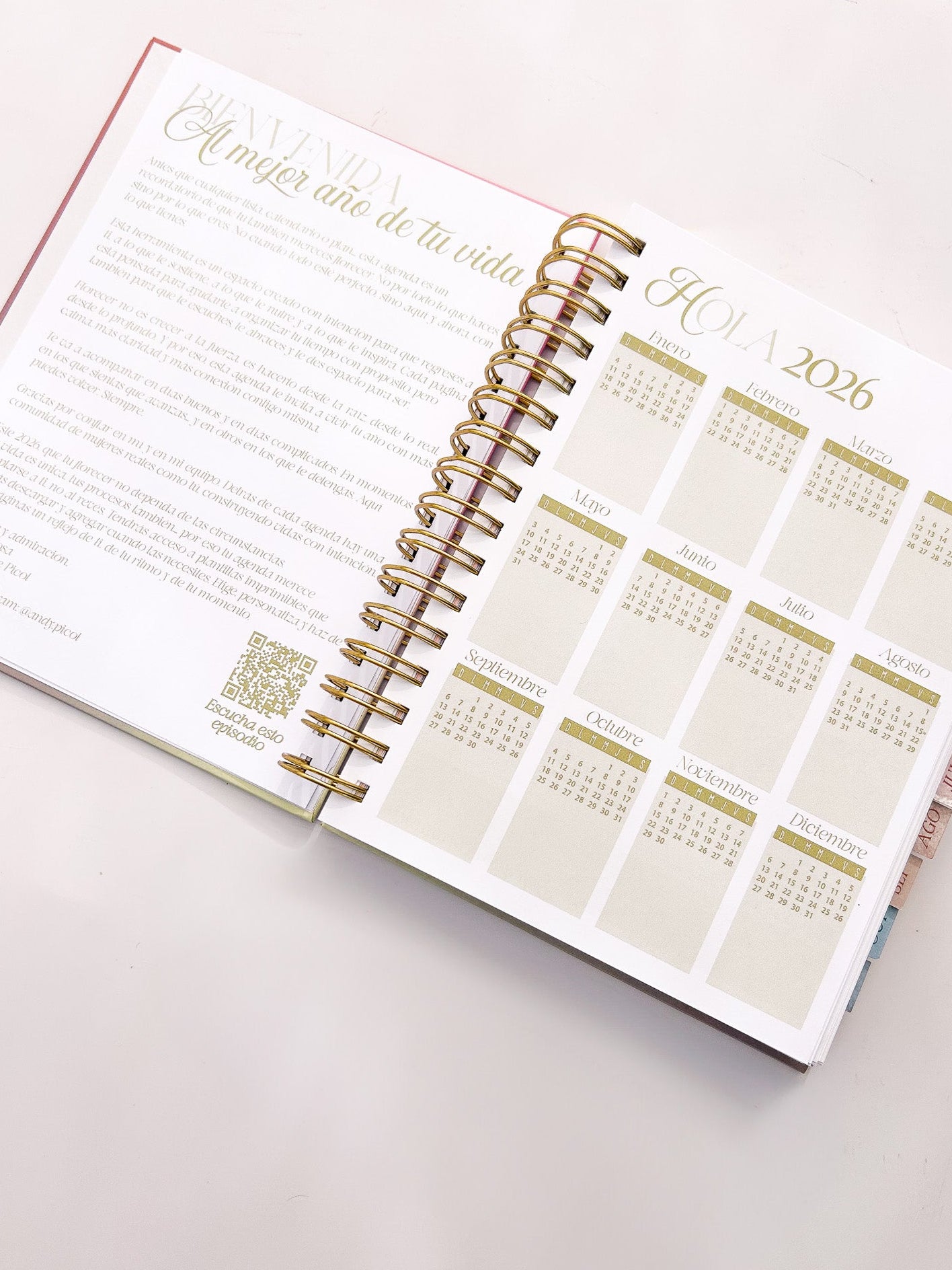 Agenda Raíces Semestra + Journal 2026