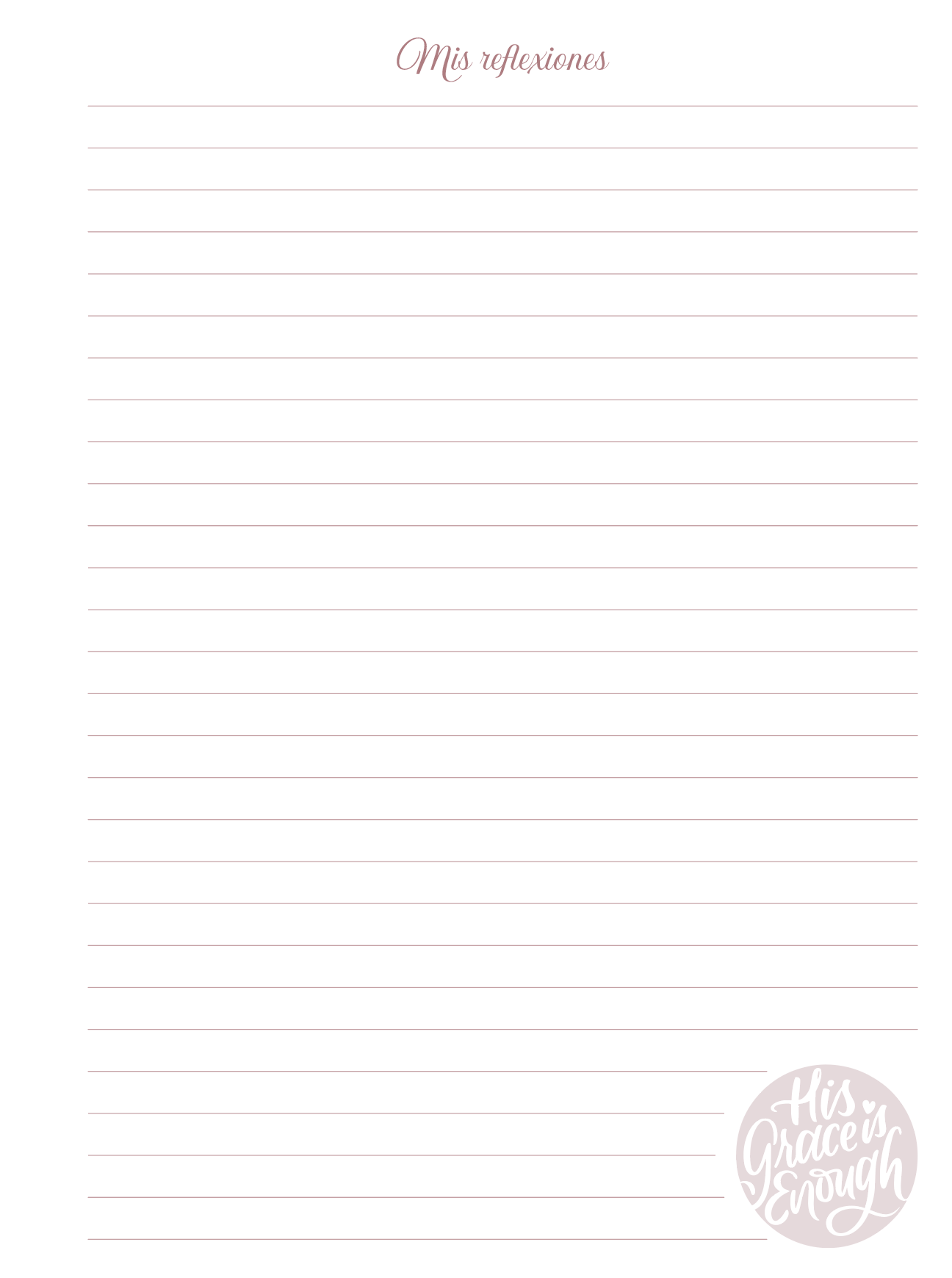 Prayer journal - Diario de Oración