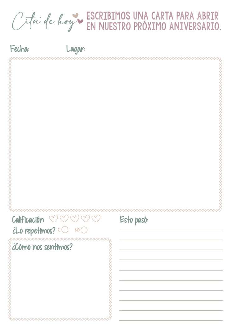 Journal 100 citas contigo