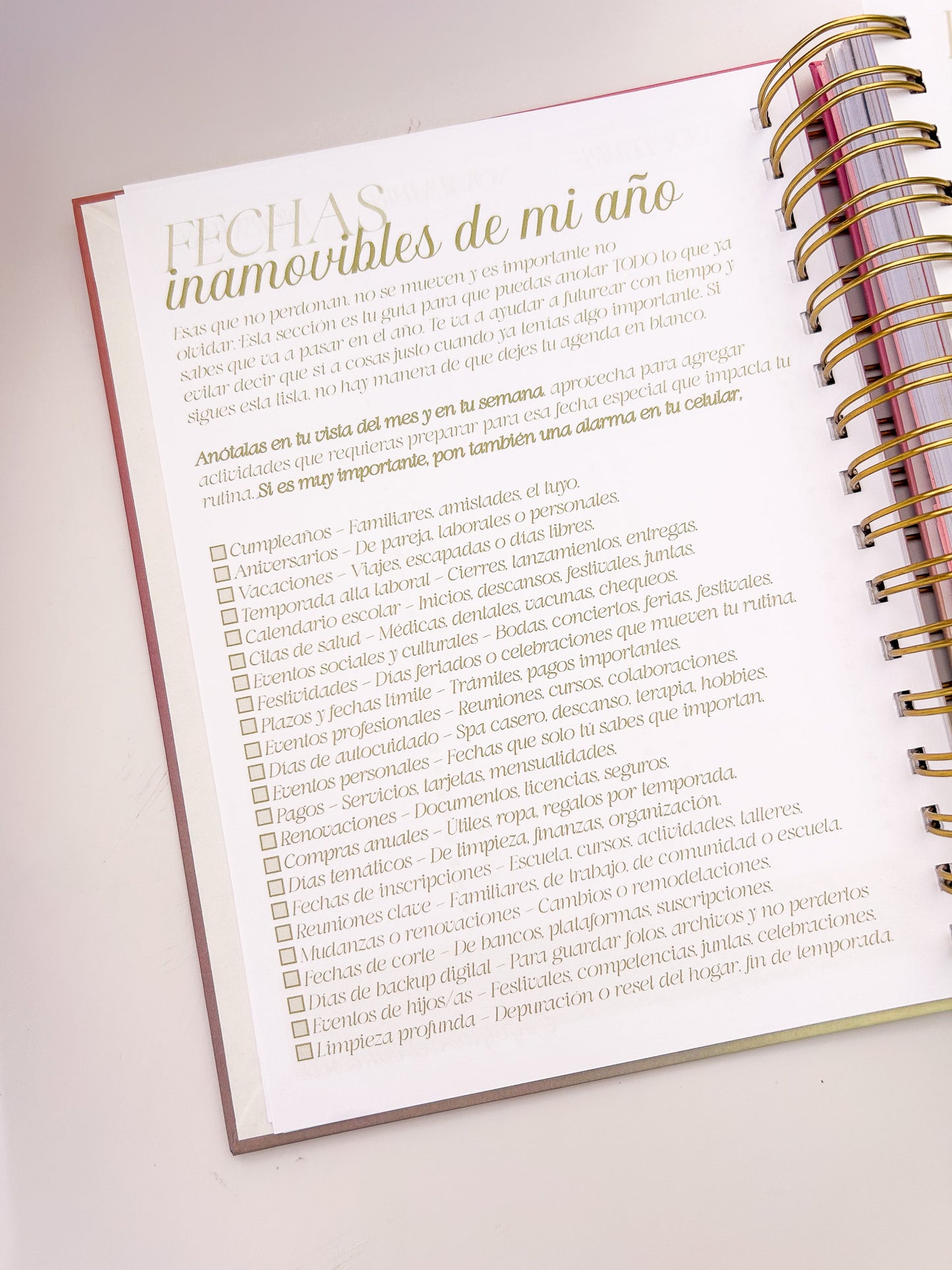 Agenda Raíces Semestra + Journal 2026