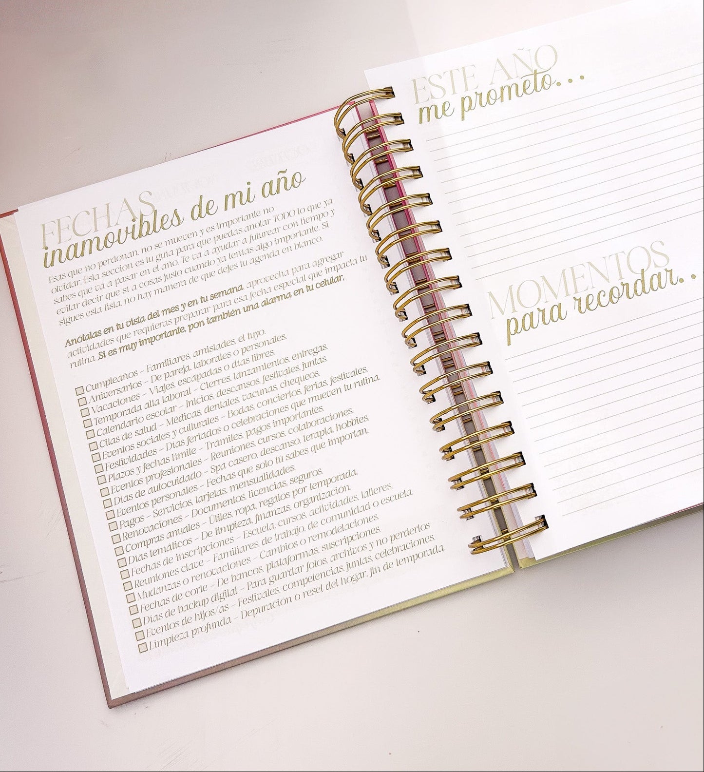 Agenda Raíces Semestra + Journal 2026