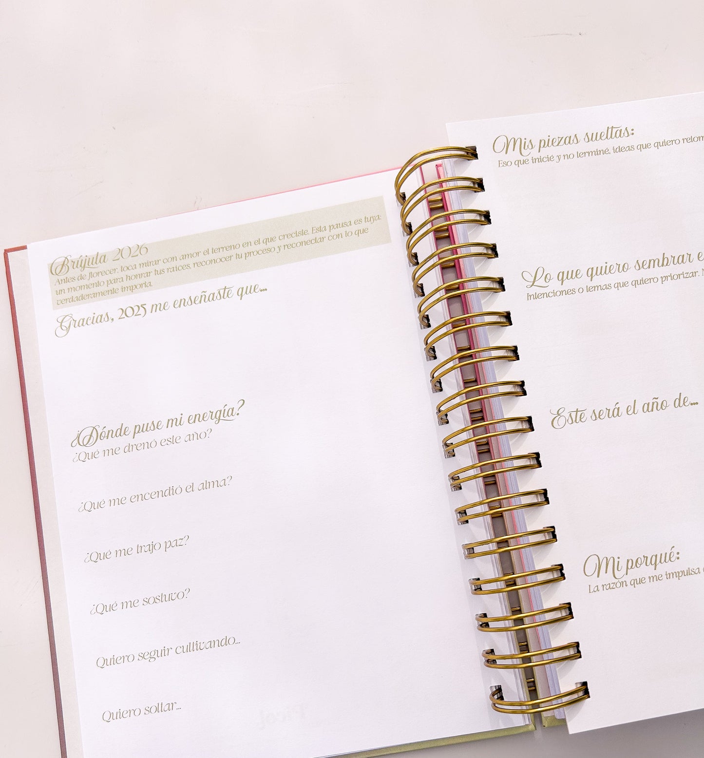 Agenda Raíces Semestra + Journal 2026