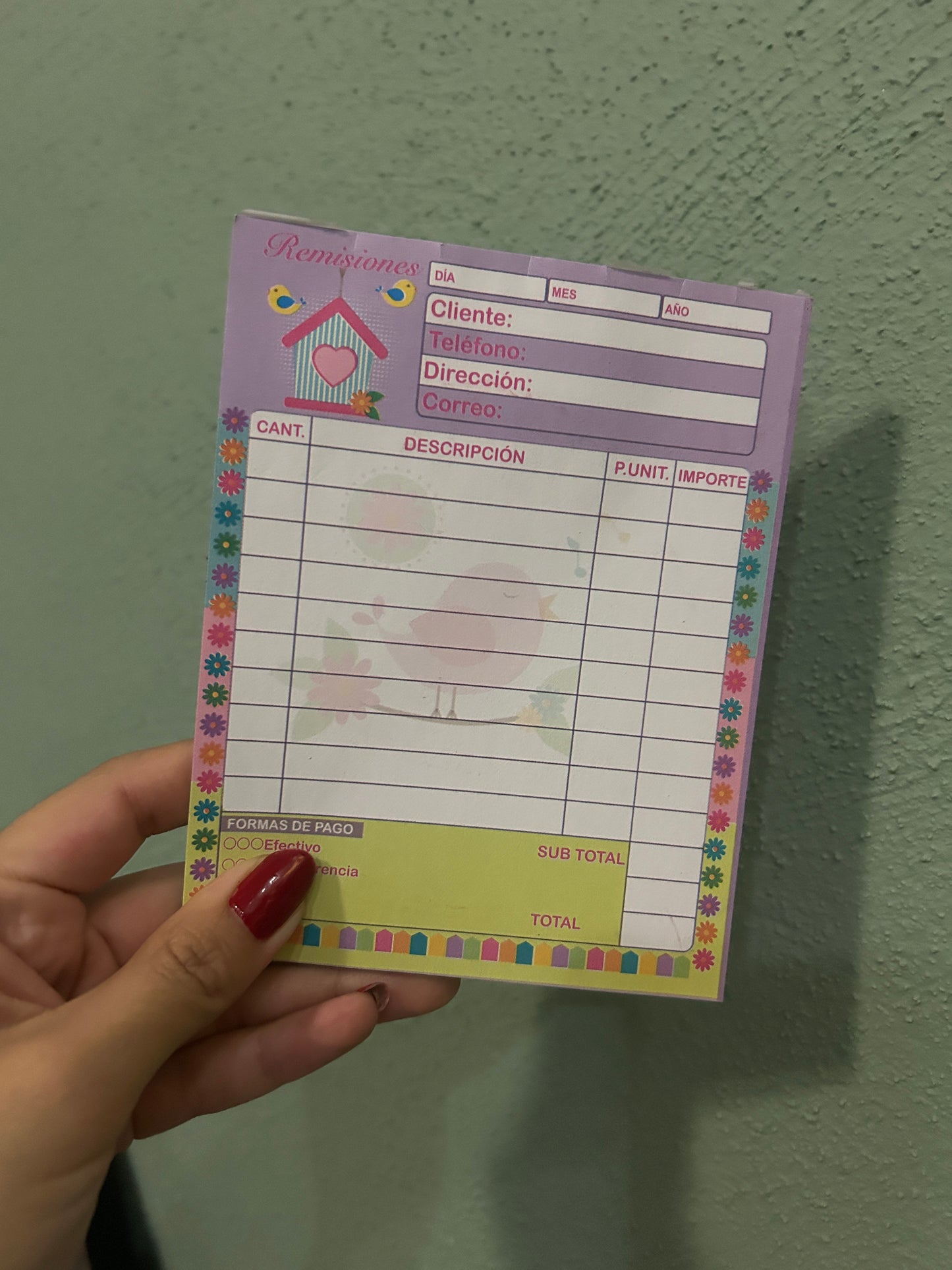 Block de notas para emprendedora