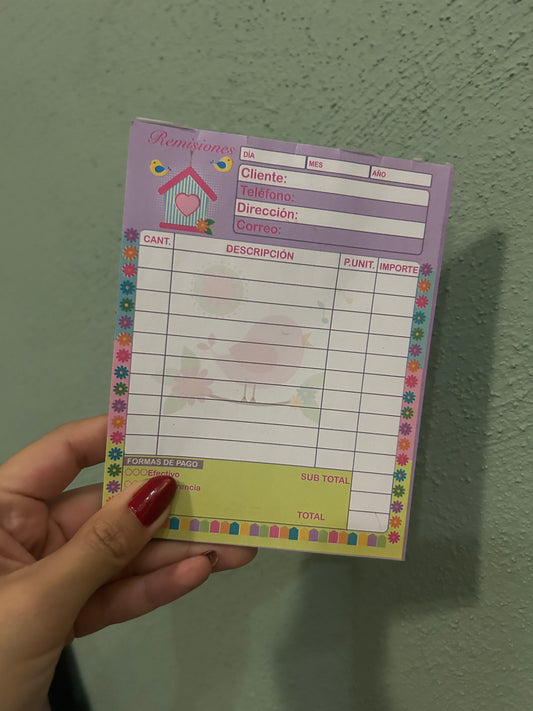 Block de notas para emprendedora