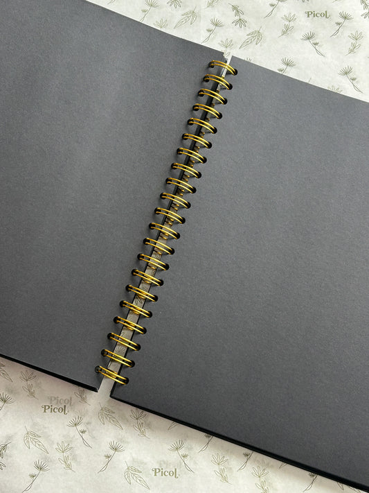 Libreta signos Van Gogh negra 15x21cm