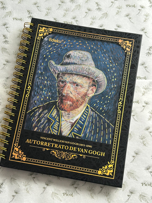 Libreta signos Van Gogh negra Profesional