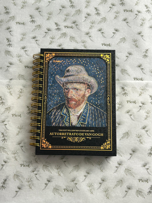 Libreta signos Van Gogh negra 15x21cm