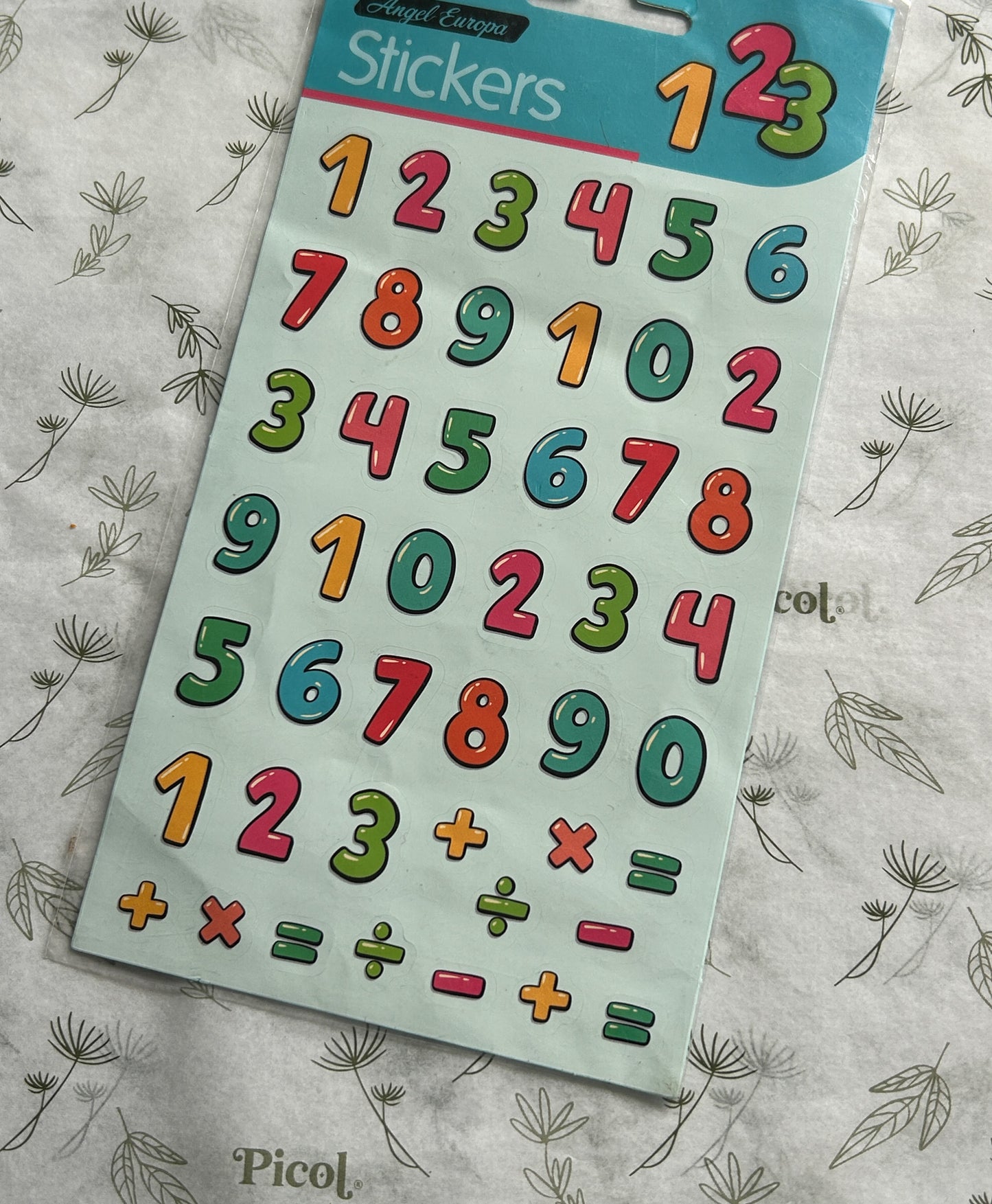 Stickers numeros