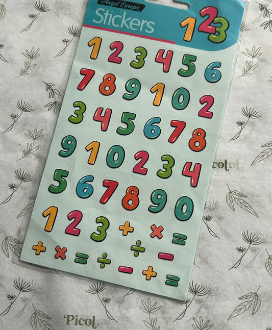 Stickers numeros