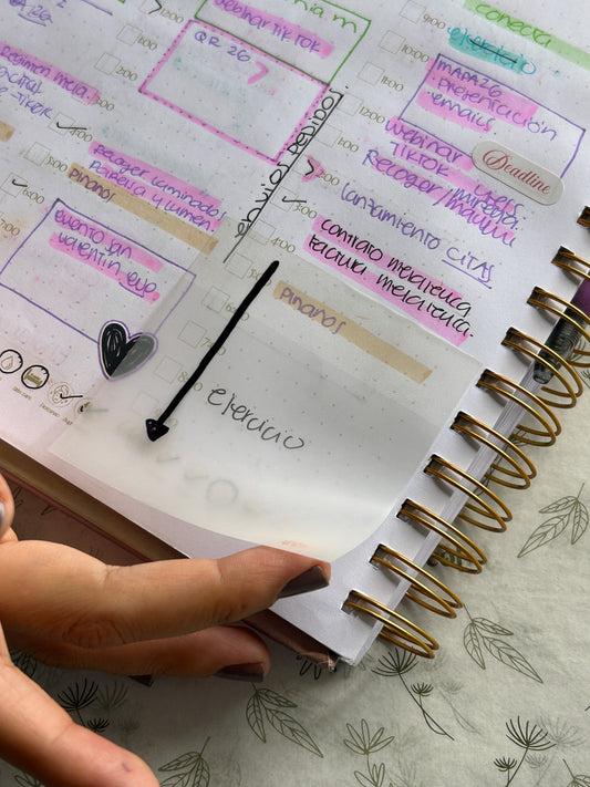 Post it transparente impermeable